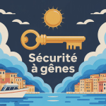 sécurité à Gênes ville dangereuse illustration protection