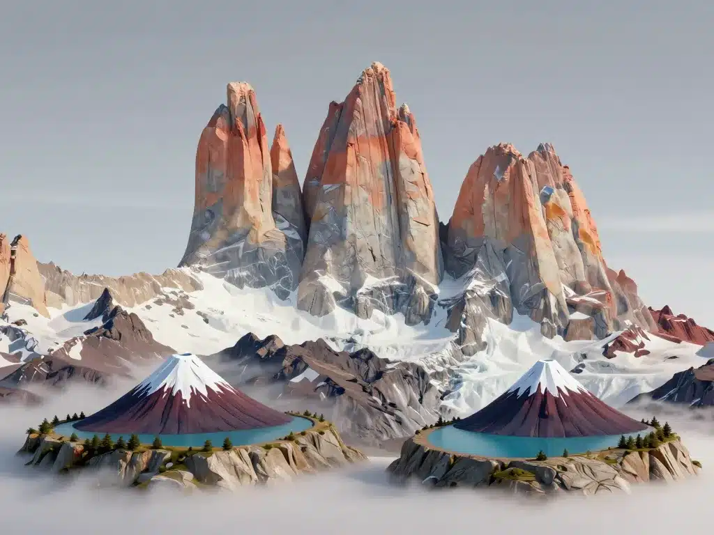 Massifs et sommets icônes montagne du Chili