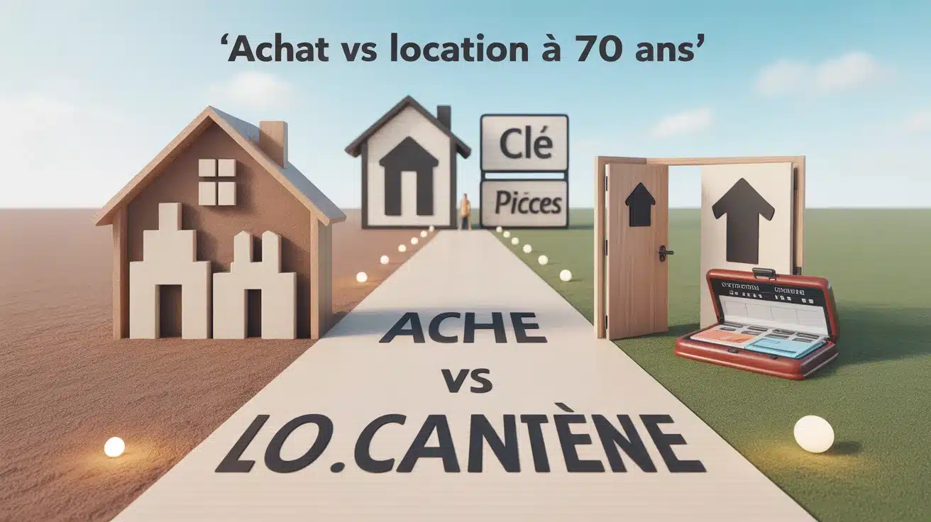 Achat vs location à 70 ans : guide retraite