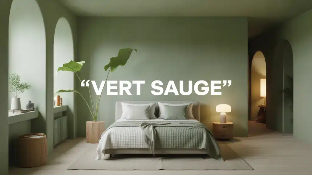 intérieur déco vert sauge apaisant