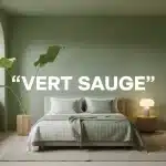 intérieur déco vert sauge apaisant