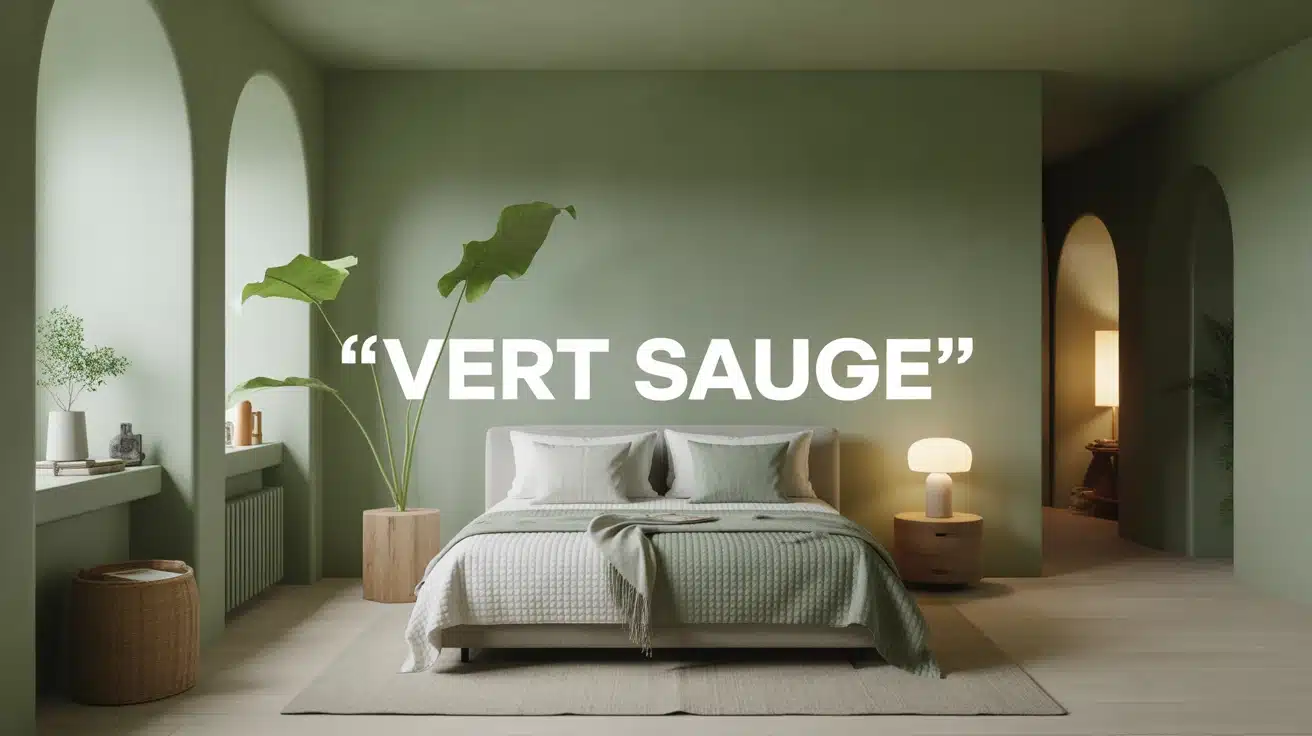 intérieur déco vert sauge apaisant