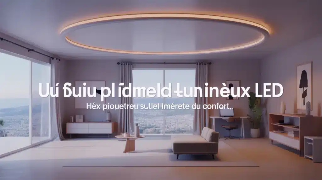 faux plafond lumineux LED 36 W et 5500 K lumière du jour