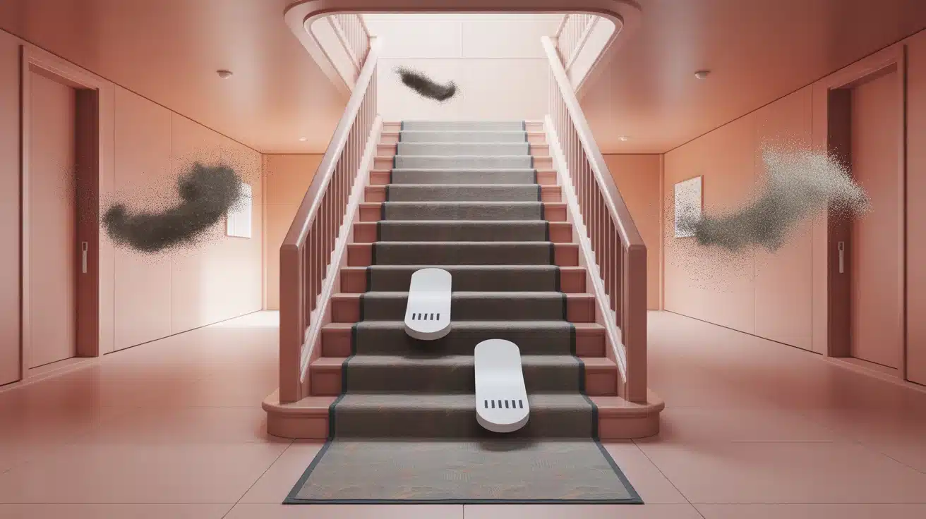 Moquette pour escalier : antidérapant et amorti pour plus de sécurité