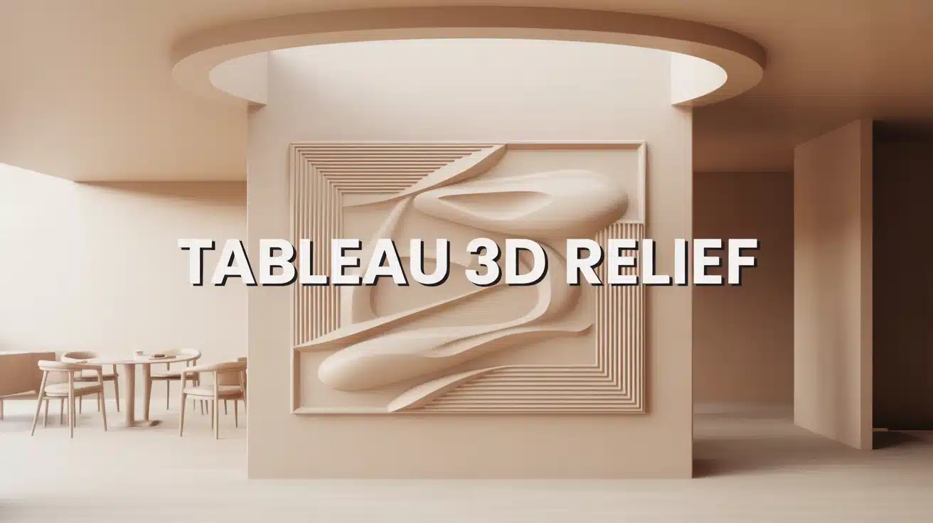 Tableau 3D relief mural, matériaux et techniques