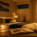 chambre climatisée avec climatiseur mural