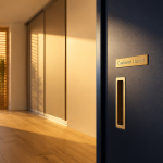 coulissant habitat porte aluminium salon moderne