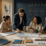 cycle de vie d un projet équipe réunion