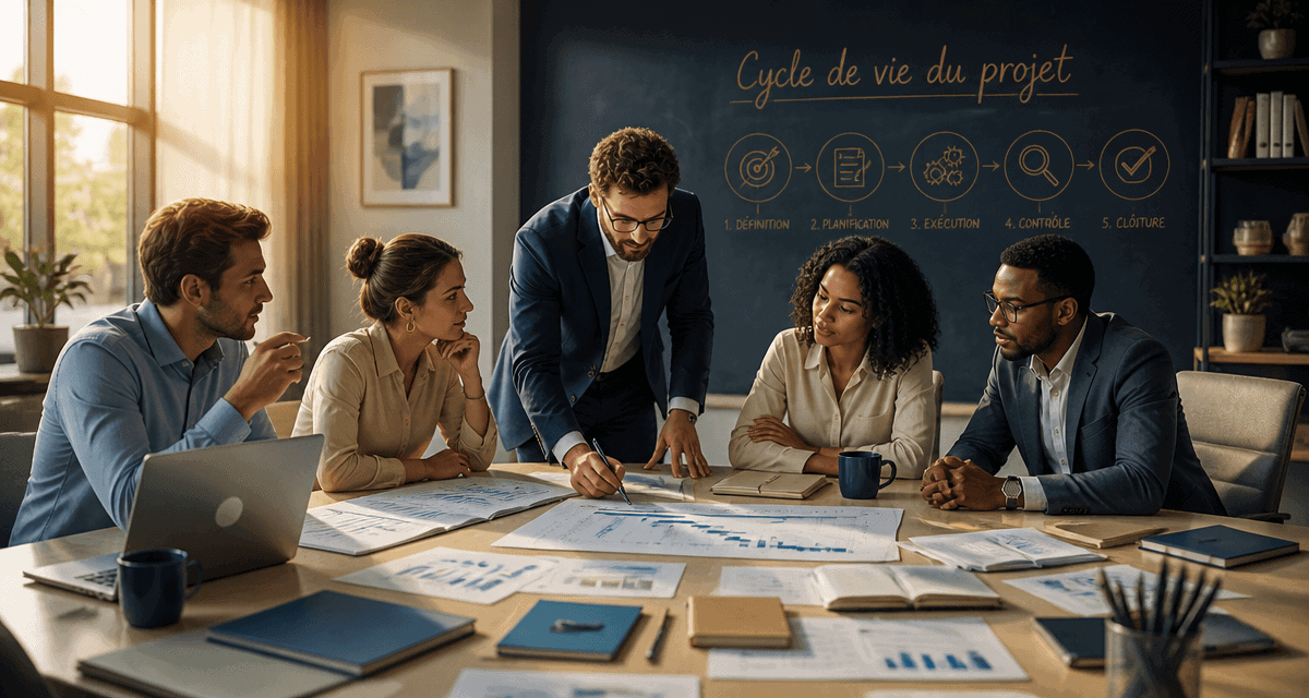 cycle de vie d un projet équipe réunion