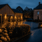 distance entre salle des fêtes et habitation panneau bleu