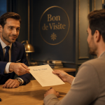 Durée de validité d'un bon de visite agence immobilière, agent remet document