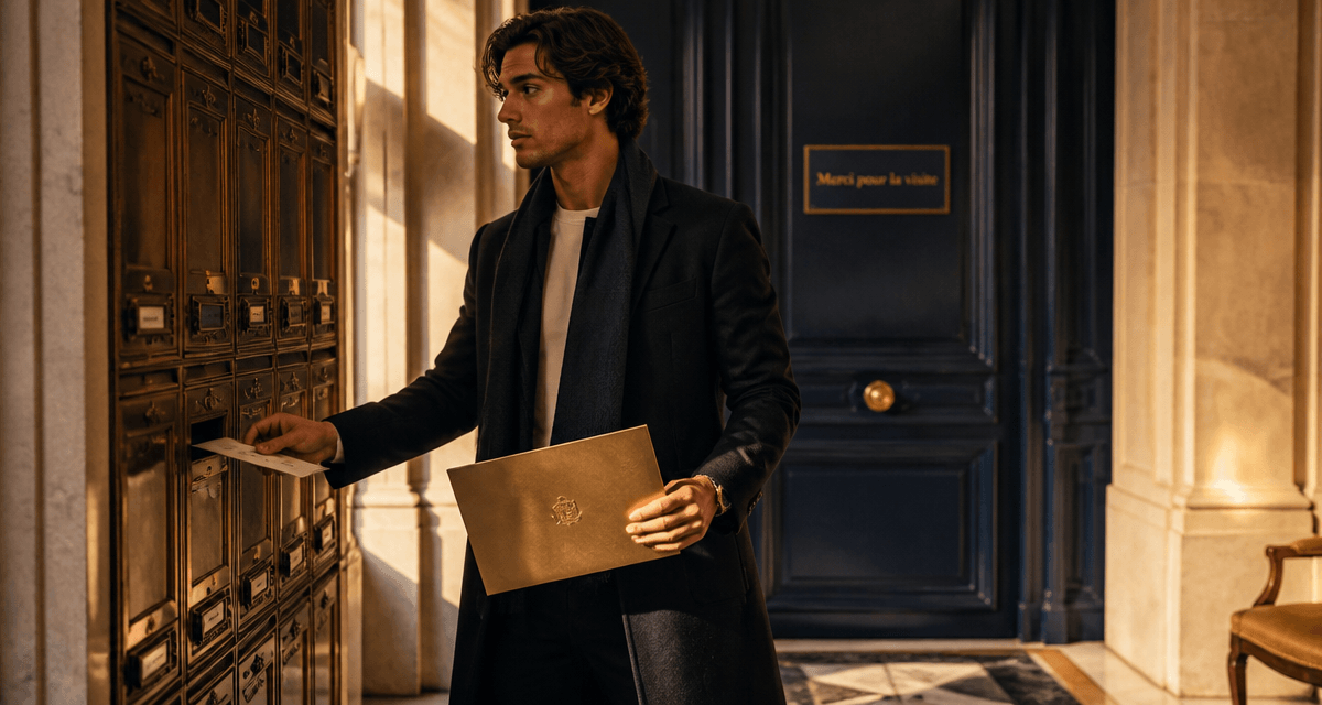 exemple mail après visite appartement dans entrée immeuble parisien