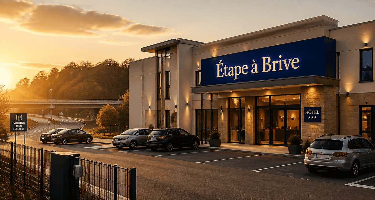 hotel brive la gaillarde proche autoroute façade moderne