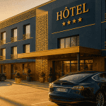 hotel limoges proche autoroute facade moderne parking