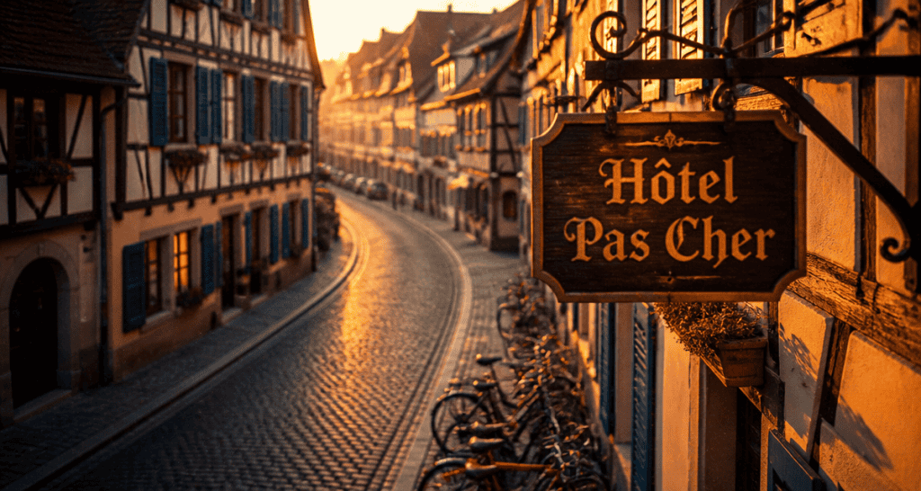 hotel pas chers à colmar vue enseigne