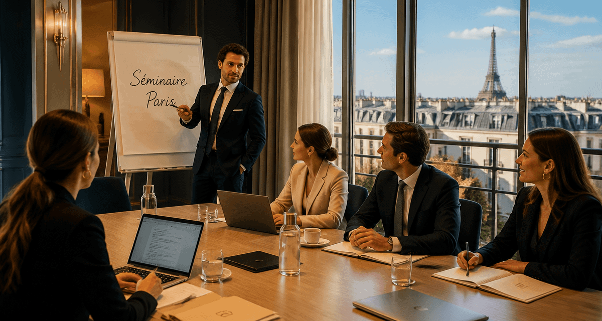 organisation séminaire à paris salle lumineuse hôtel