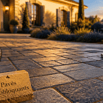 pavé autobloquant pose allée jardin