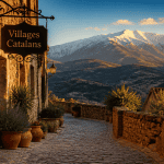 plus beaux villages autour de canet-en-roussillon ruelle pavée castelnou