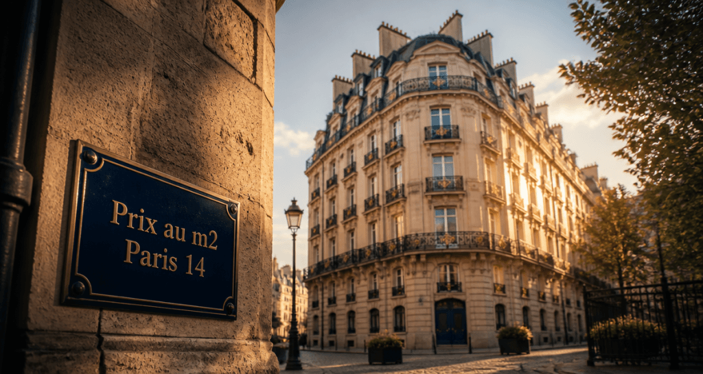 prix au m2 paris 14 immeuble haussmannien