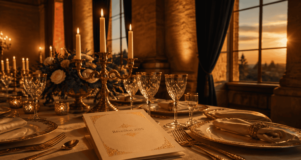 réveillon saint-sylvestre 2025 maine-et-loire table château