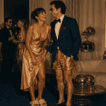Invités en tenue chic et choc pour thème soirée original