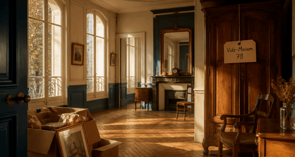 vide maison 78 salon vidé