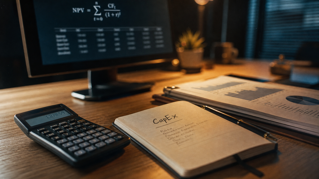 Capital expenditure capex : calcul et pilotage des investissements
