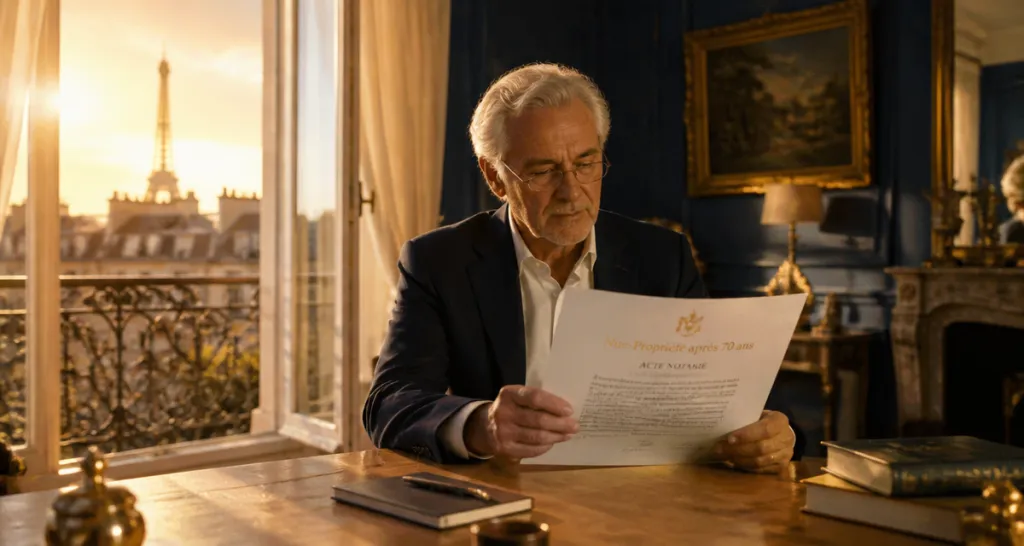 donation nu propriété après 70 ans senior notaire