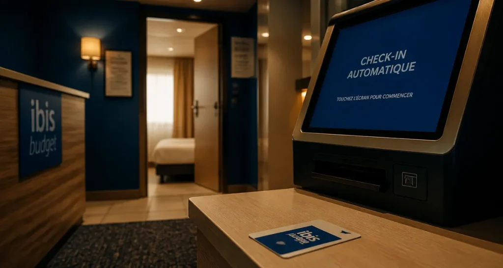Etap hotel et ibis budget : hall check-in économique