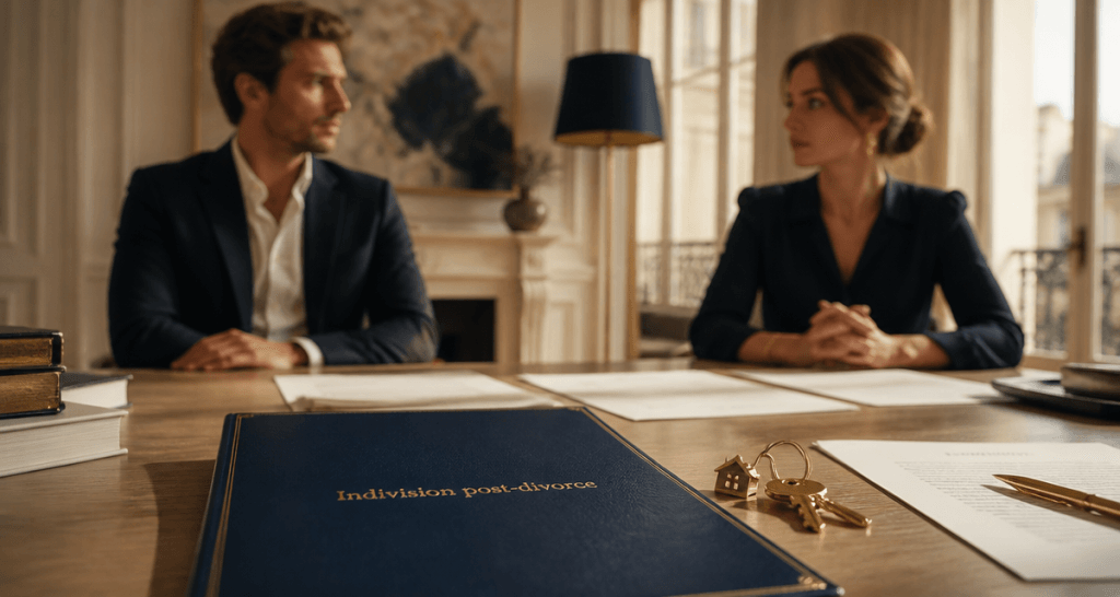 indivision et divorce autour d'une table de négociation