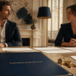indivision et divorce autour d'une table de négociation