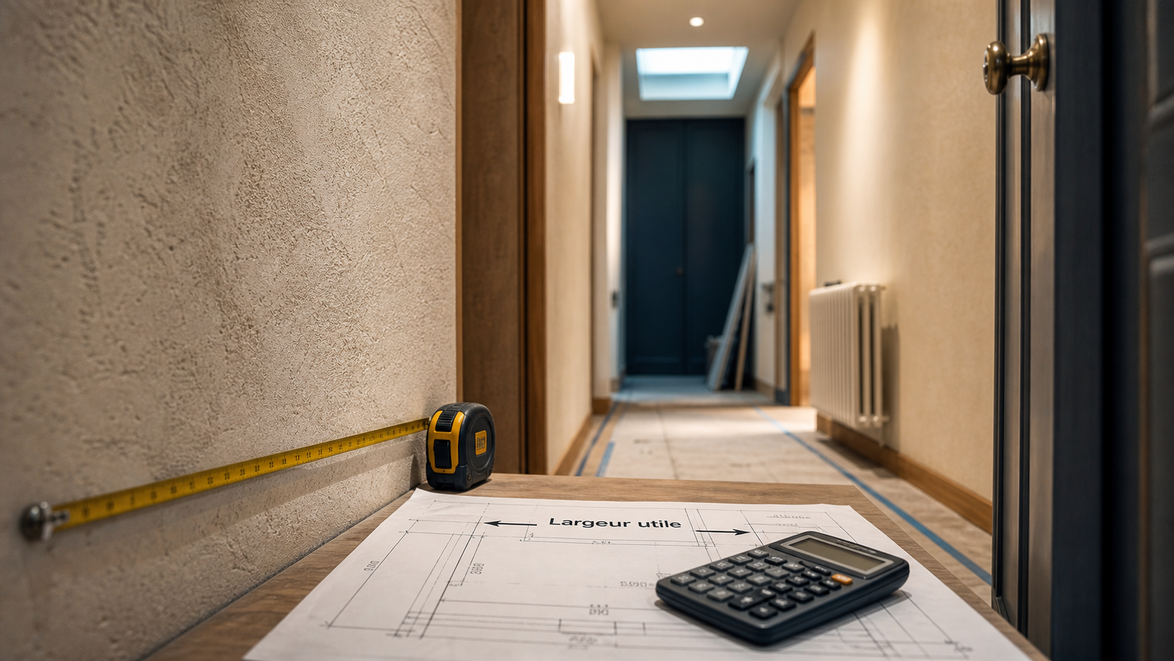 Largeur de couloir : normes, confort et espace optimisé