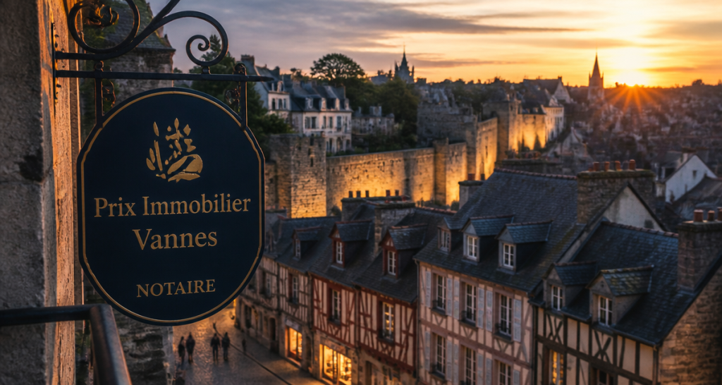 prix immobilier vannes vue centre historique remparts