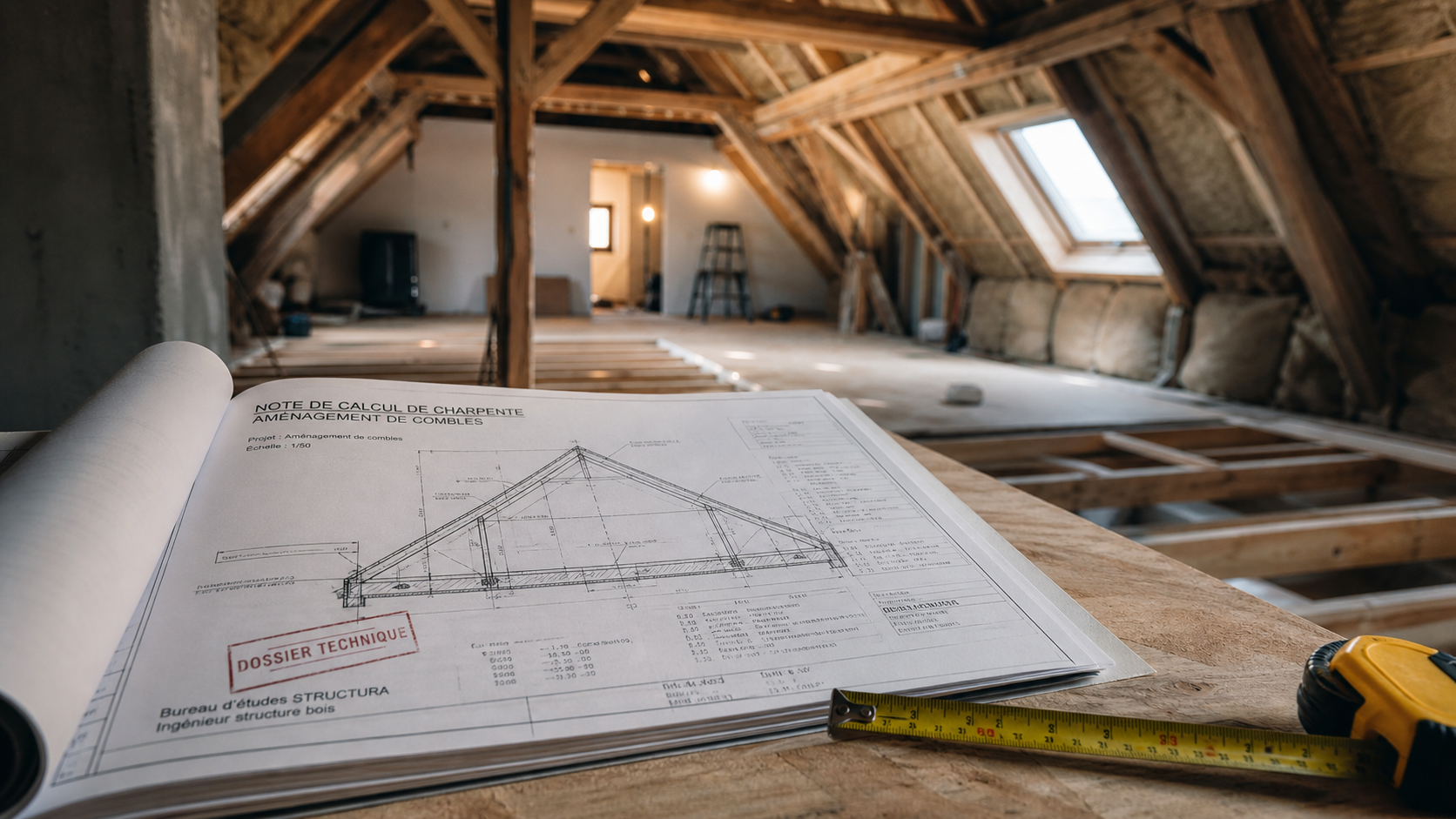 Aménager des combles : contrôle charpente et isolation avant travaux
