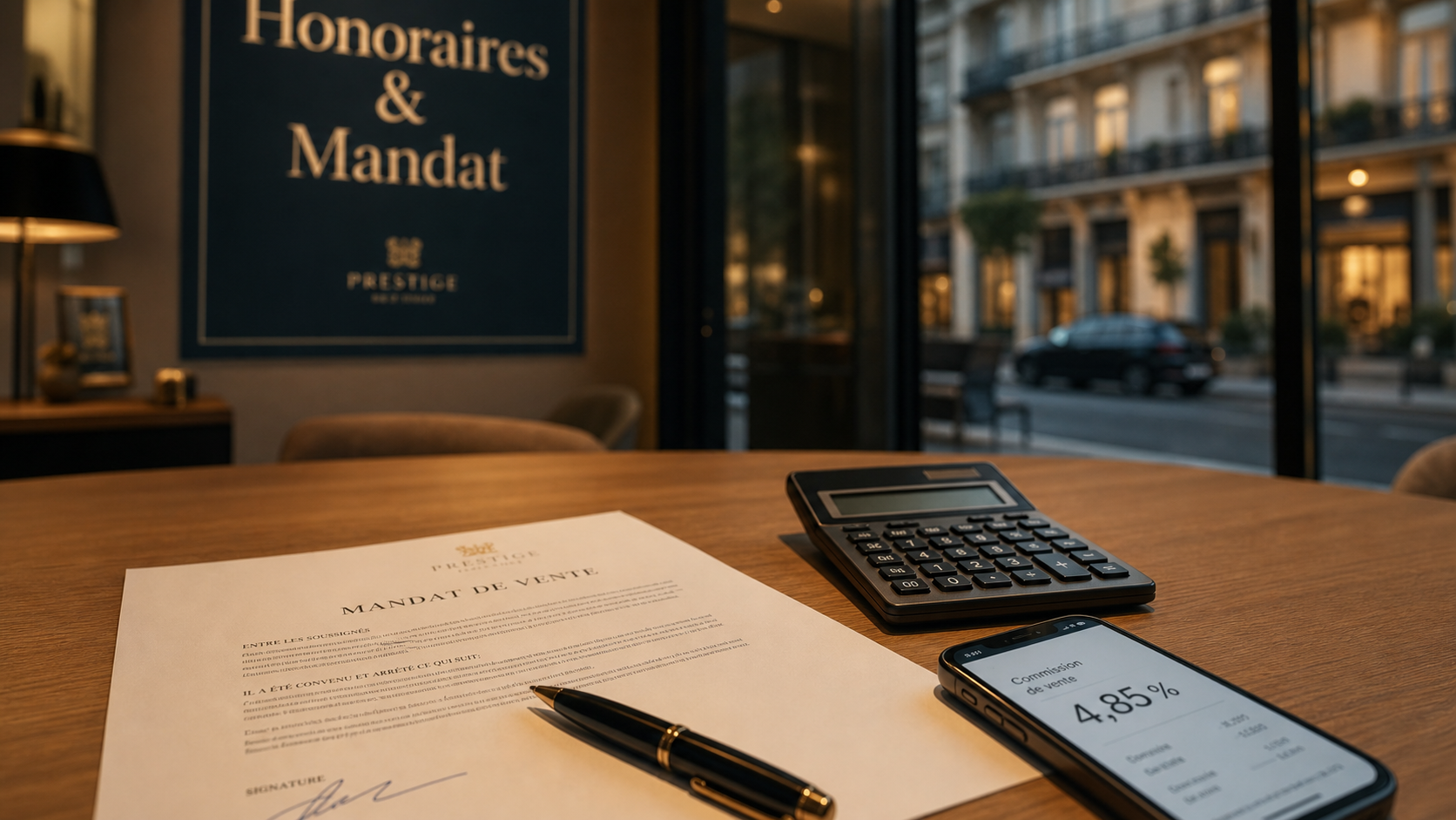 Commission agent immobilier : calcul des honoraires et mandat