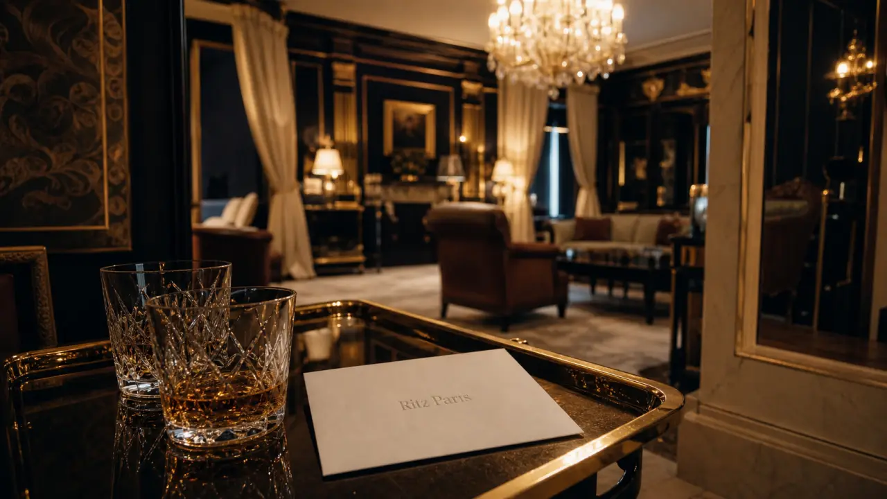Suite de luxe du Ritz Paris