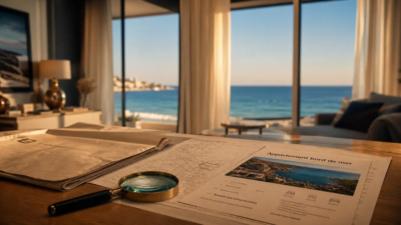 Appartement bord de mer : vue mer et terrasse, vérifications et charges