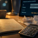 Calcul de la rentabilité : seuil de rentabilité et point mort sur un bureau