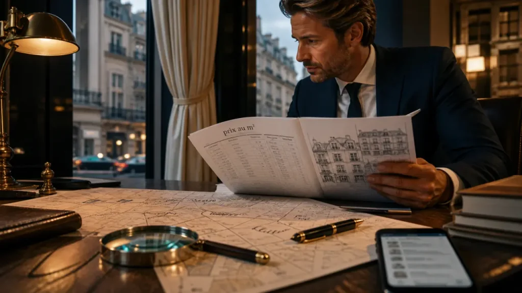 Chasseur immobilier paris 6 : dossier prix au m² et off-market