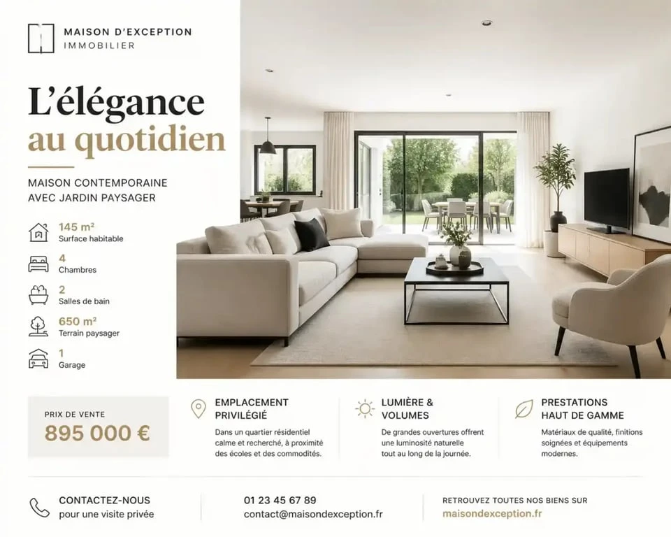 Exemple de salon mis en valeur par le home staging à Vierzon pour une vente immobilière réussie