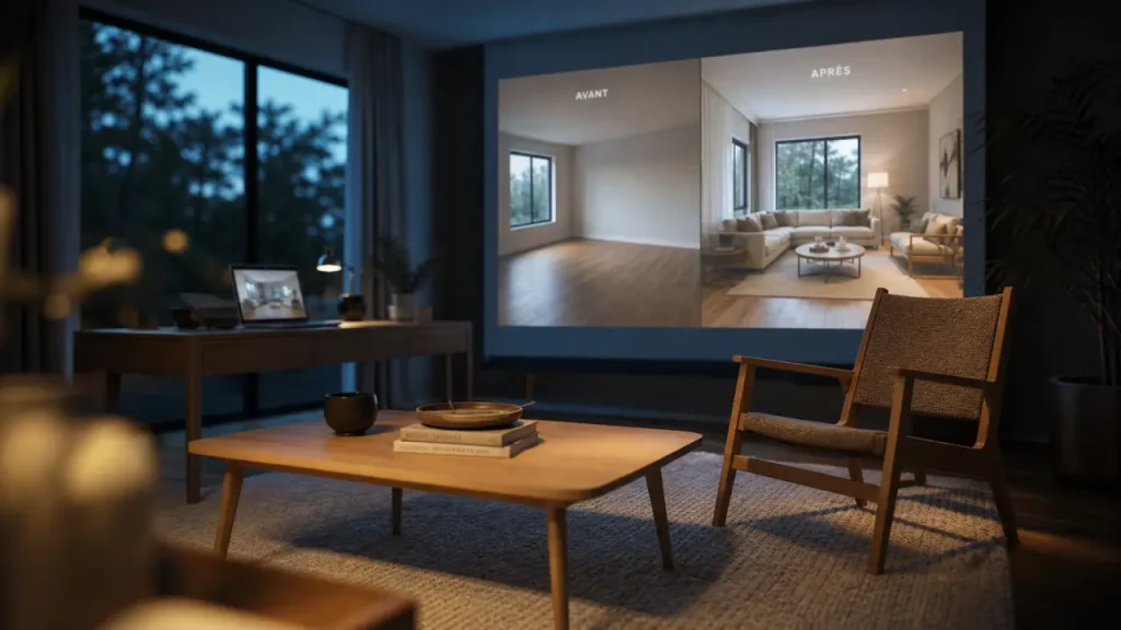Vendre un bien vide sans meubles : le home staging virtuel pour convaincre plus vite