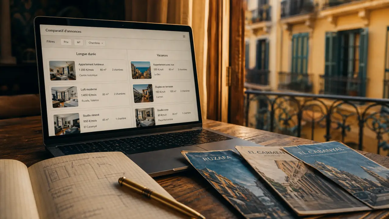 Location appartement en espagne : comparatif longue durée vs vacances