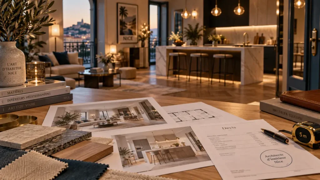 Architecte d’intérieur à Nice : rénover sans subir le chantier